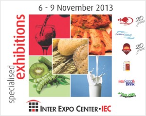 Международни специализирани изложения на хранително-вкусовата промишленост (06-09 ноември 2013 г.)