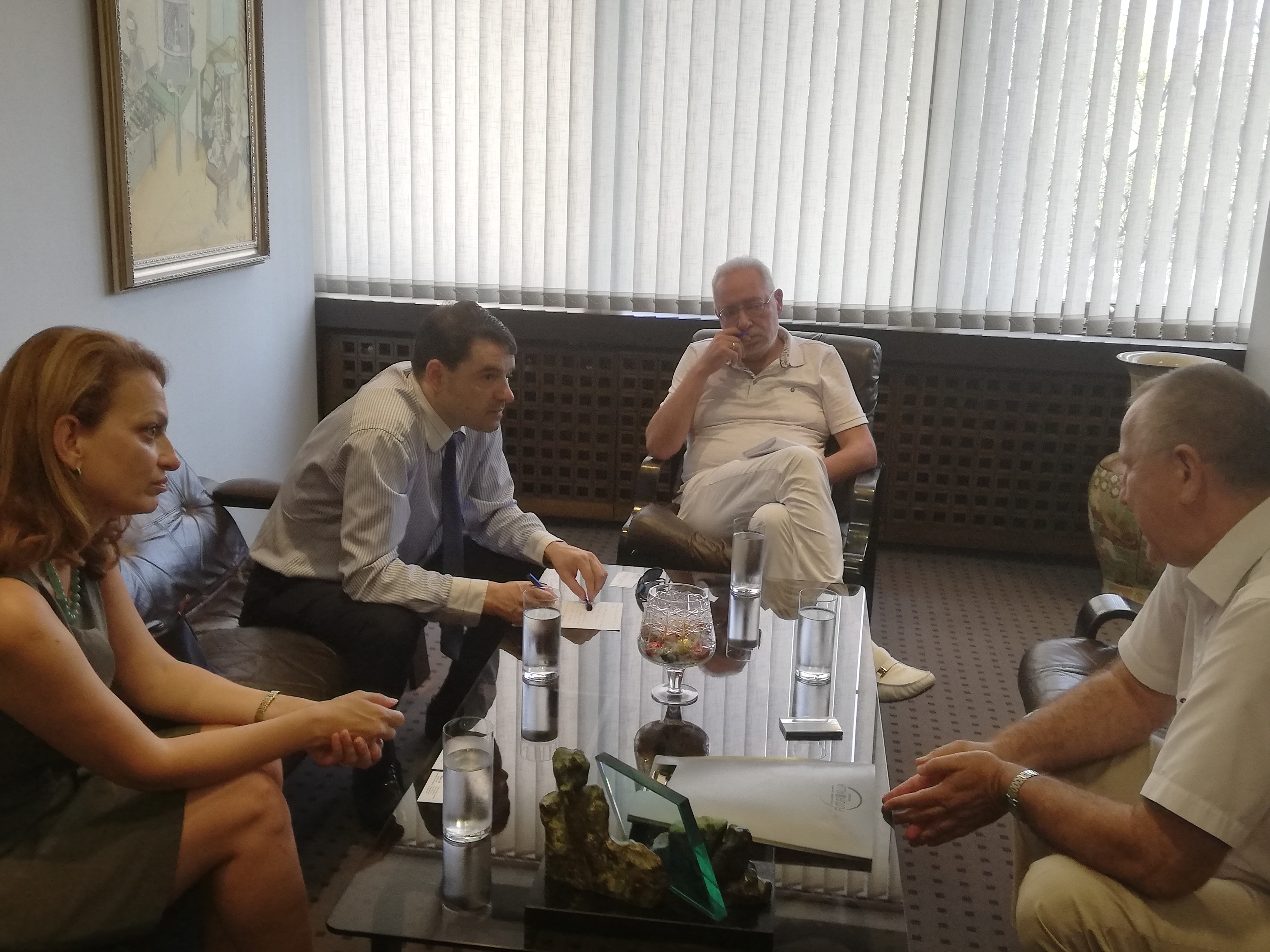 Изпълнителният председател на БСК се срещна с новия търговско-икономическия съветник на България в Берн