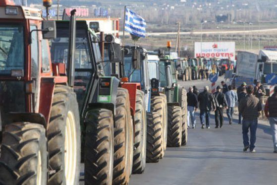 Гръцките фермери затварят границата на 23 януари